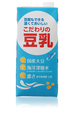 こだわりの豆乳