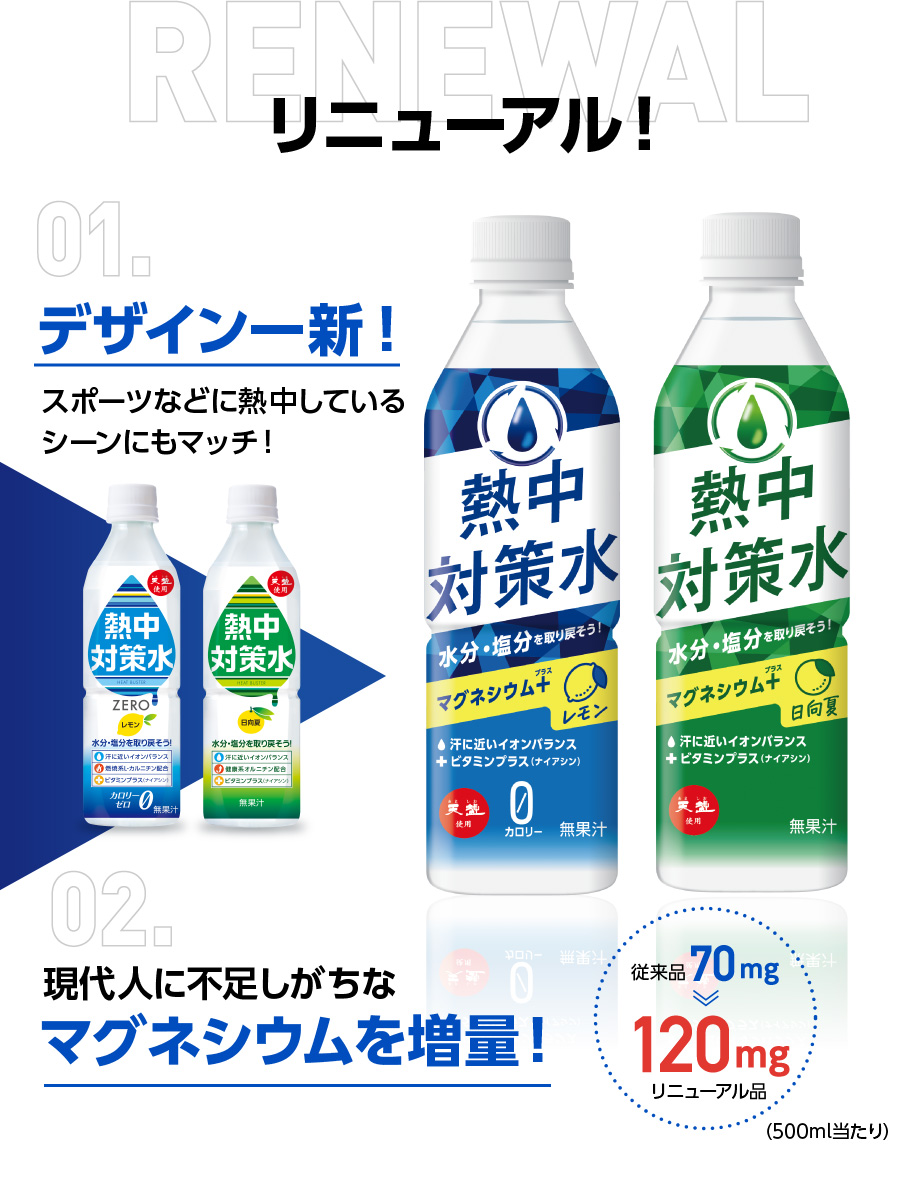 熱中対策水 レモン