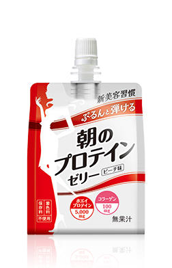 朝のプロテインゼリー