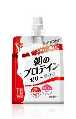朝のプロテインゼリー
